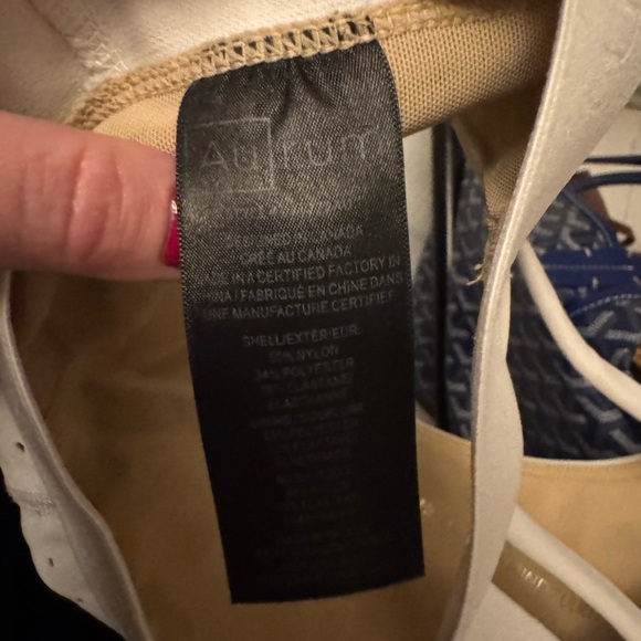 Aurum Elegant White Dotted Sports Bra - Picture 4 of 5